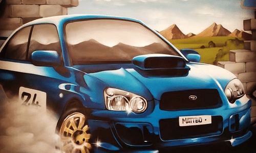 decoration chambre enfant voiture bleue type subaru decoration chambre enfant voiture bleue type subaru