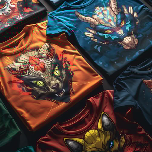 odzież i akcesoria z nadrukiem