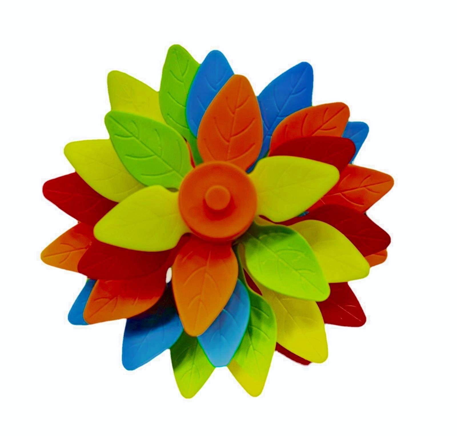 Colorful candy flower toy with vibrant petals and a playful design