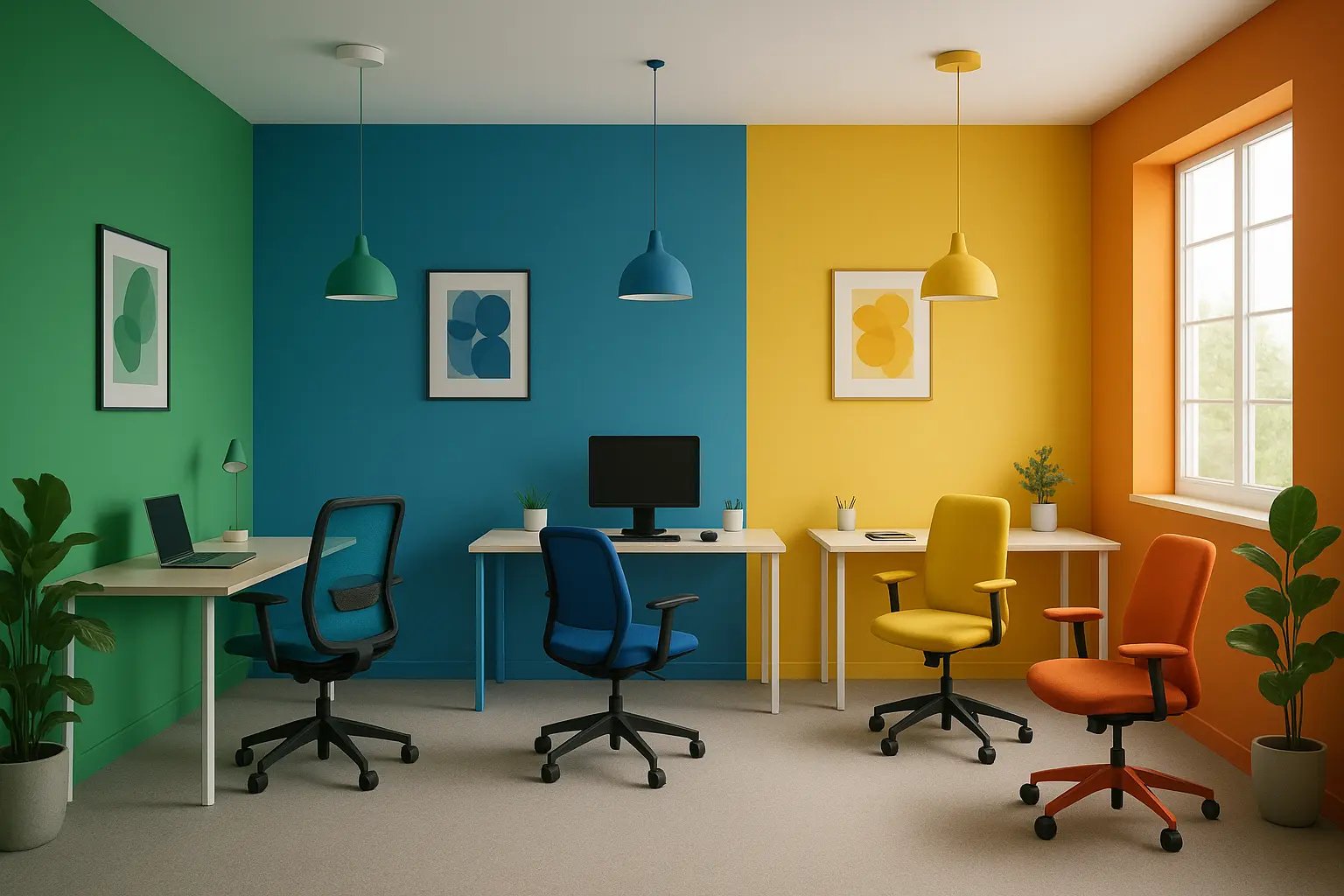 office colour phycology design