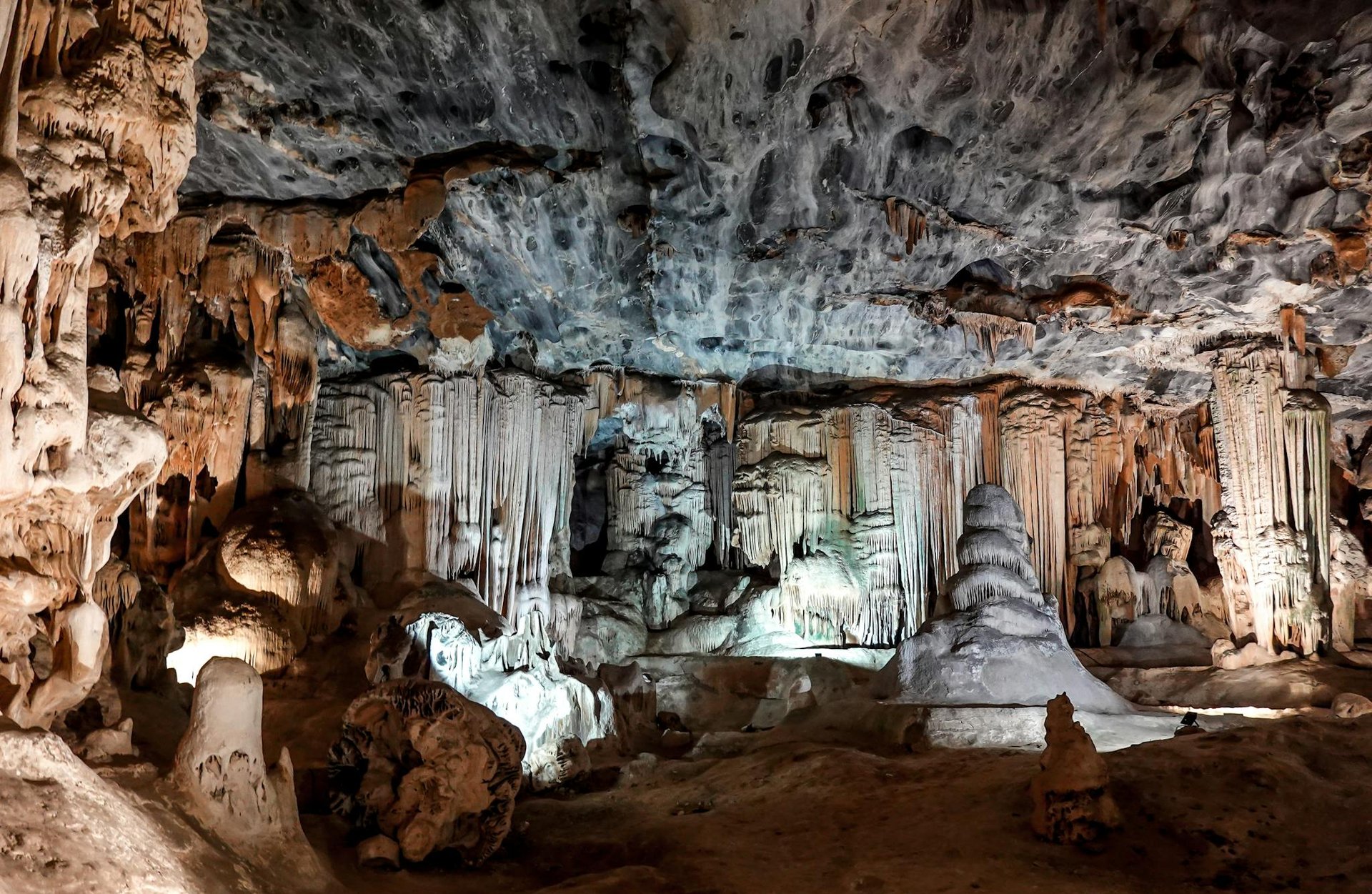 Explore the breathtaking rock formations inside the famous Cango Caves of South Africa. Seen on the way to driving the Swartberg Pass