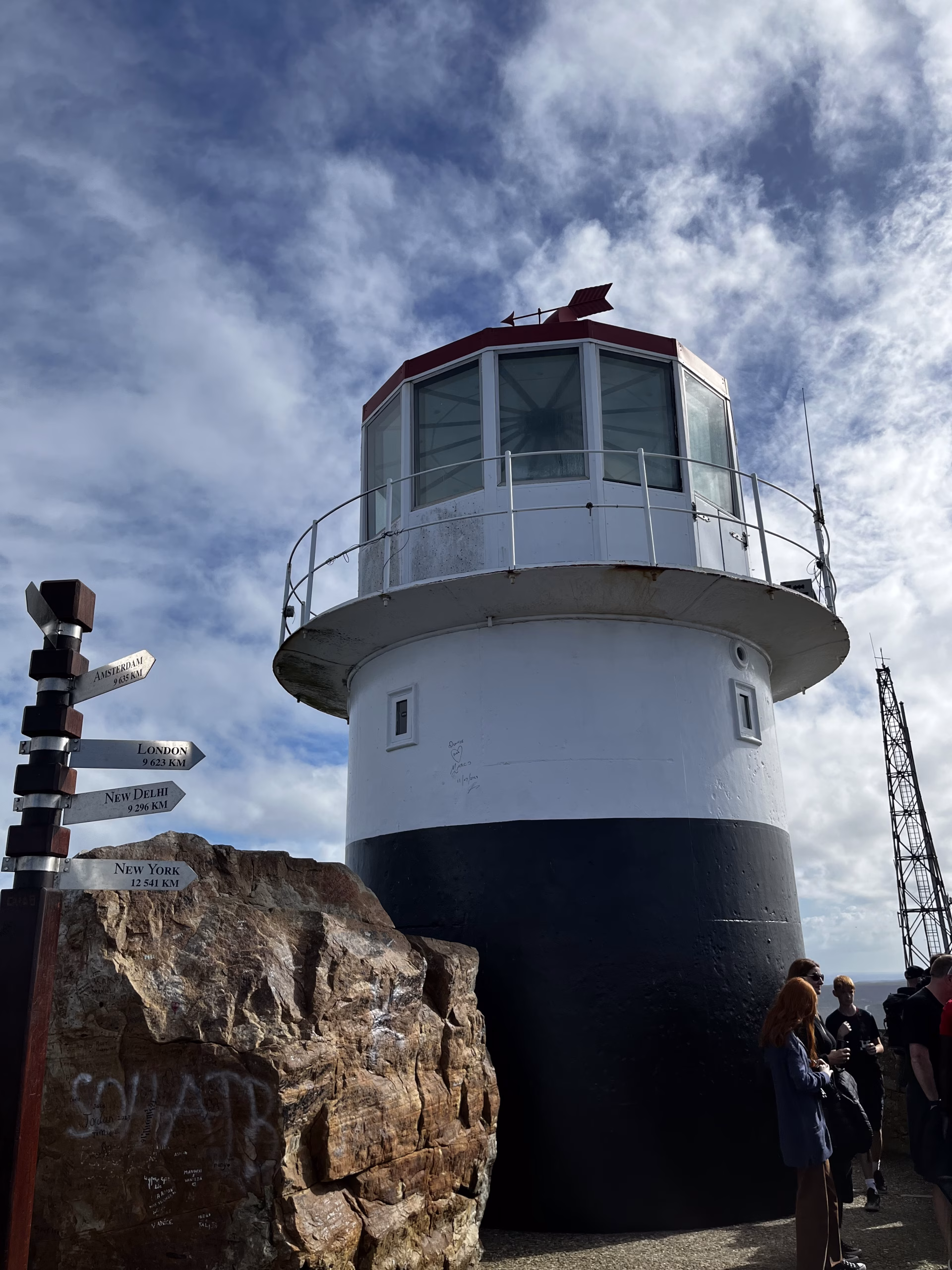 Old lighthouse at Cape Point, South Africa