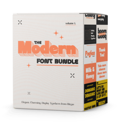 Vecteezy Premium Modern Font Bundle - Yours Only $1.99!