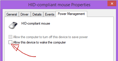 Allow this device to wake the computer mouse-prevent-wake-computer