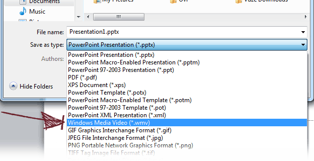 Save PPT/PPTX to video format Save PowerPoint presentation to video format