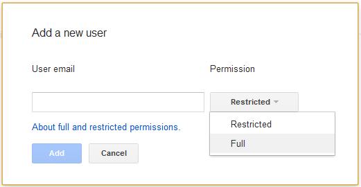 Add a user Add a user