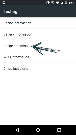 Testing Screen on Android testing-screen