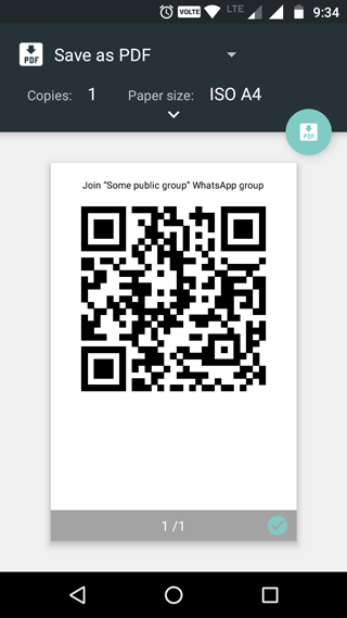 QR code for public group QR-code-print