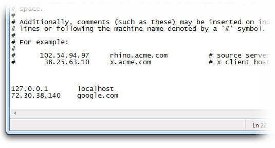 Edit Hosts File with notepad Edit Hosts File with notepad