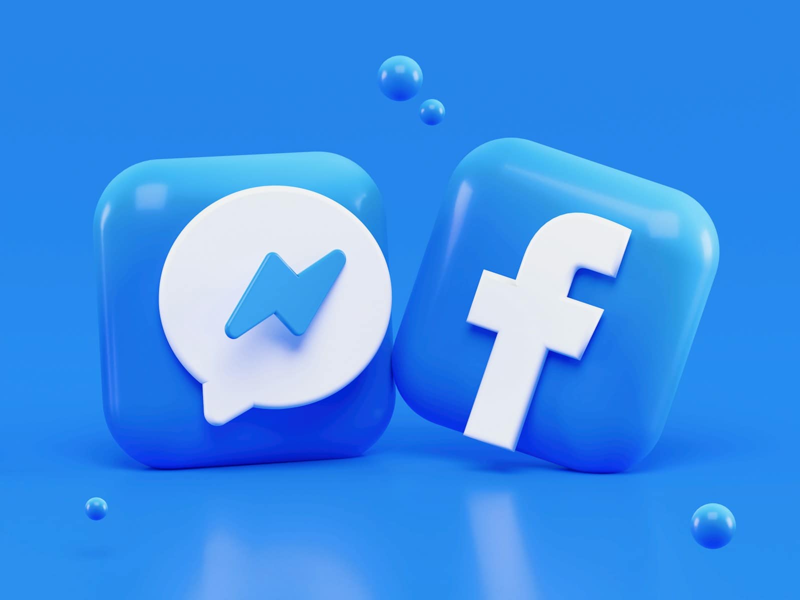 Facebook, meta, marketing, blue and white star illustration