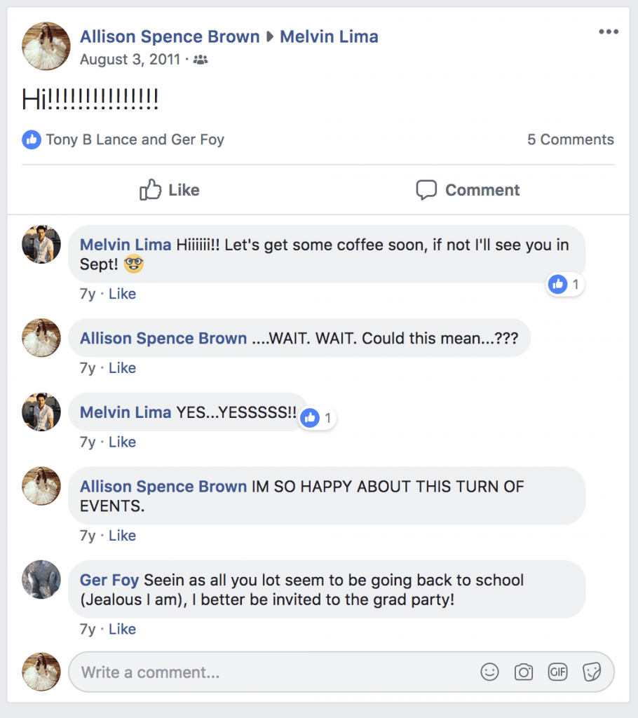 Allison-Spence-Brown-Melvin-Lima-Facebook-First-Year-Acting