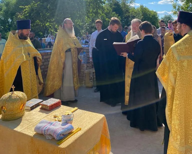 Освящение закладного камня 25 июня 2022 года-9