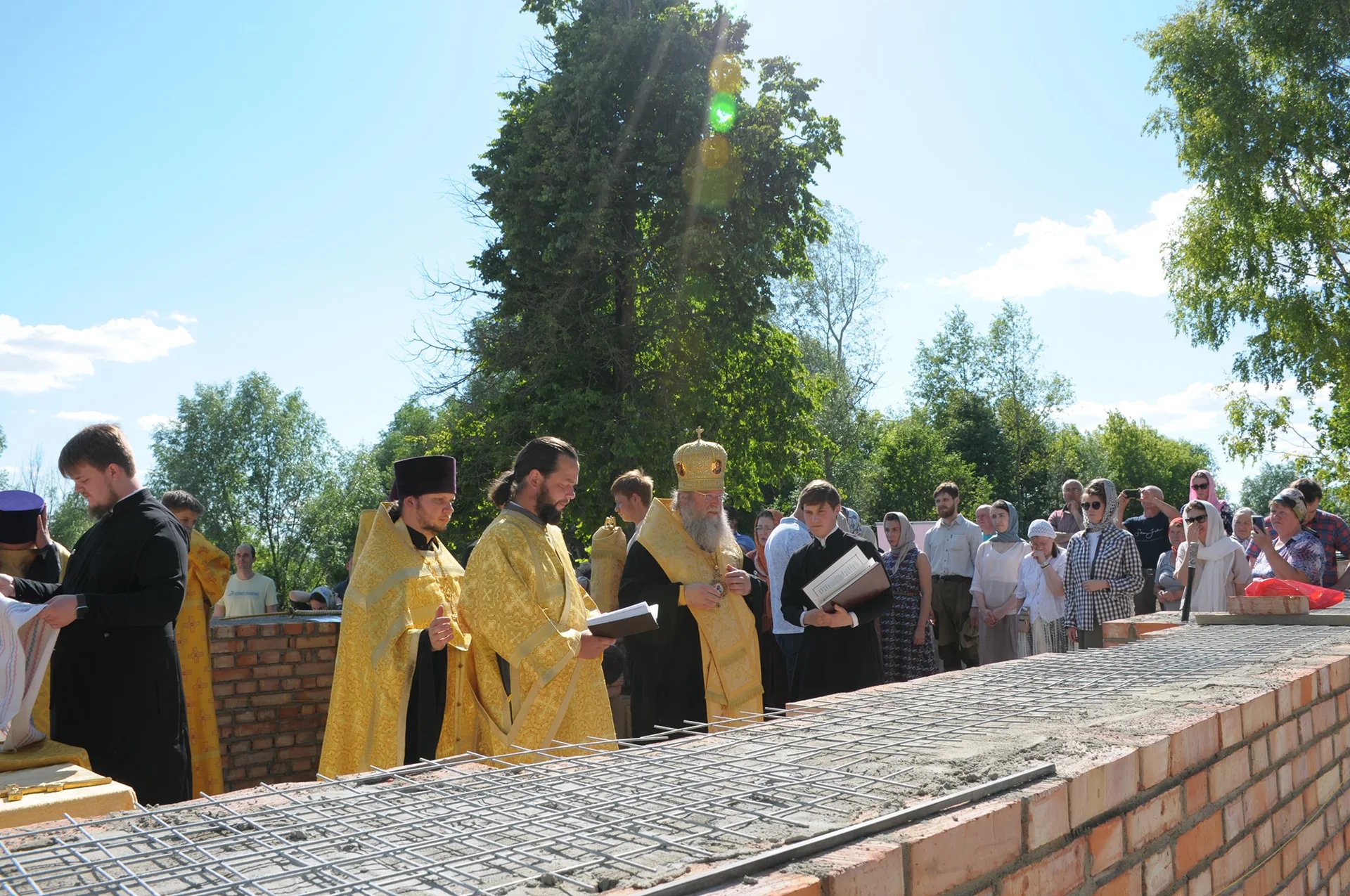 Освящение закладного камня 25 июня 2022 года-7
