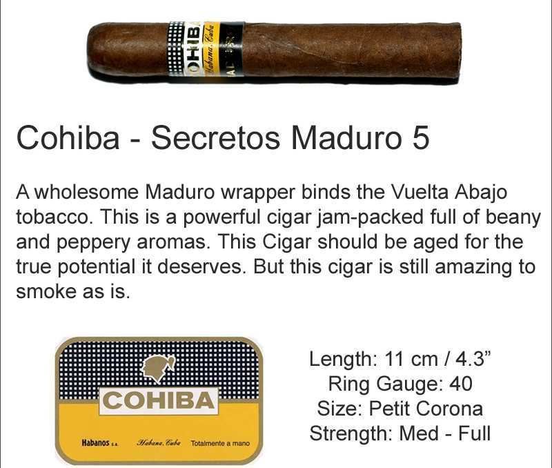 Cohiba Maduro 5 Secretos - Image 5