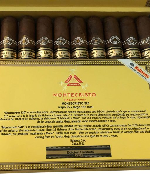 Montecristo 520 Anniversario 8 The Best Cuban Cigars