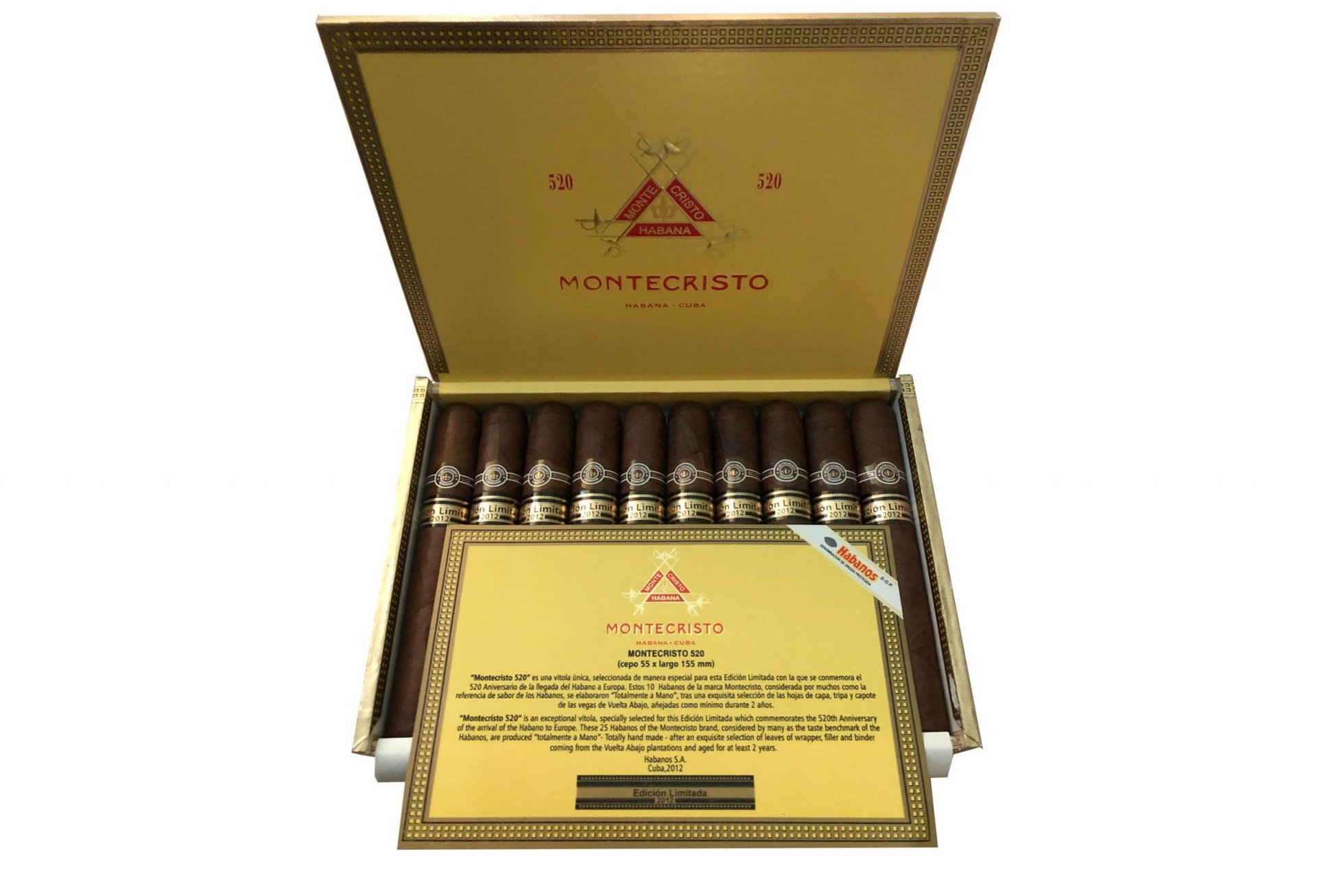 Montecristo 520 Anniversario