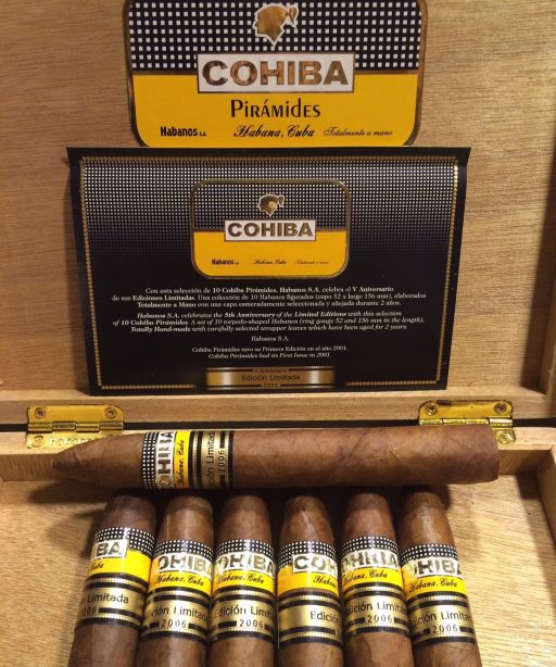 Cohiba Piramides Limited Edition 2006 VINTAGE 4 The Best Cuban Cigars