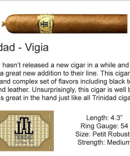 Trinidad Vigia 17 The Best Cuban Cigars