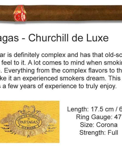 Partagas Churchill De Luxe 11 The Best Cuban Cigars