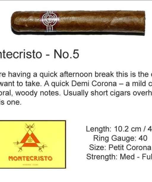 Montecristo No.5 13 The Best Cuban Cigars