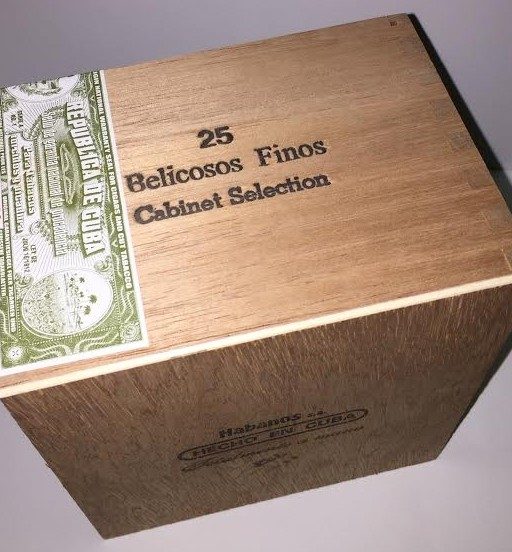 Bolivar Belicosos Finos Cabinet Box 10 The Best Cuban Cigars