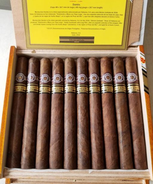 Montecristo Dantes Limited Edition 2016 9 The Best Cuban Cigars
