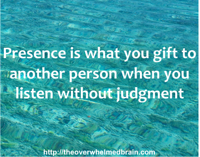 The present moment in the now