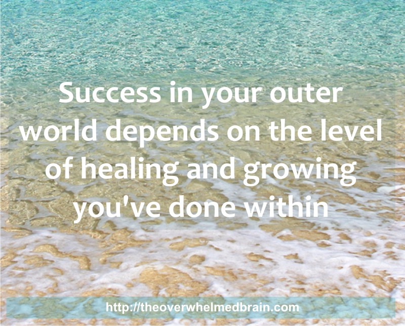 depression anxiety happy success