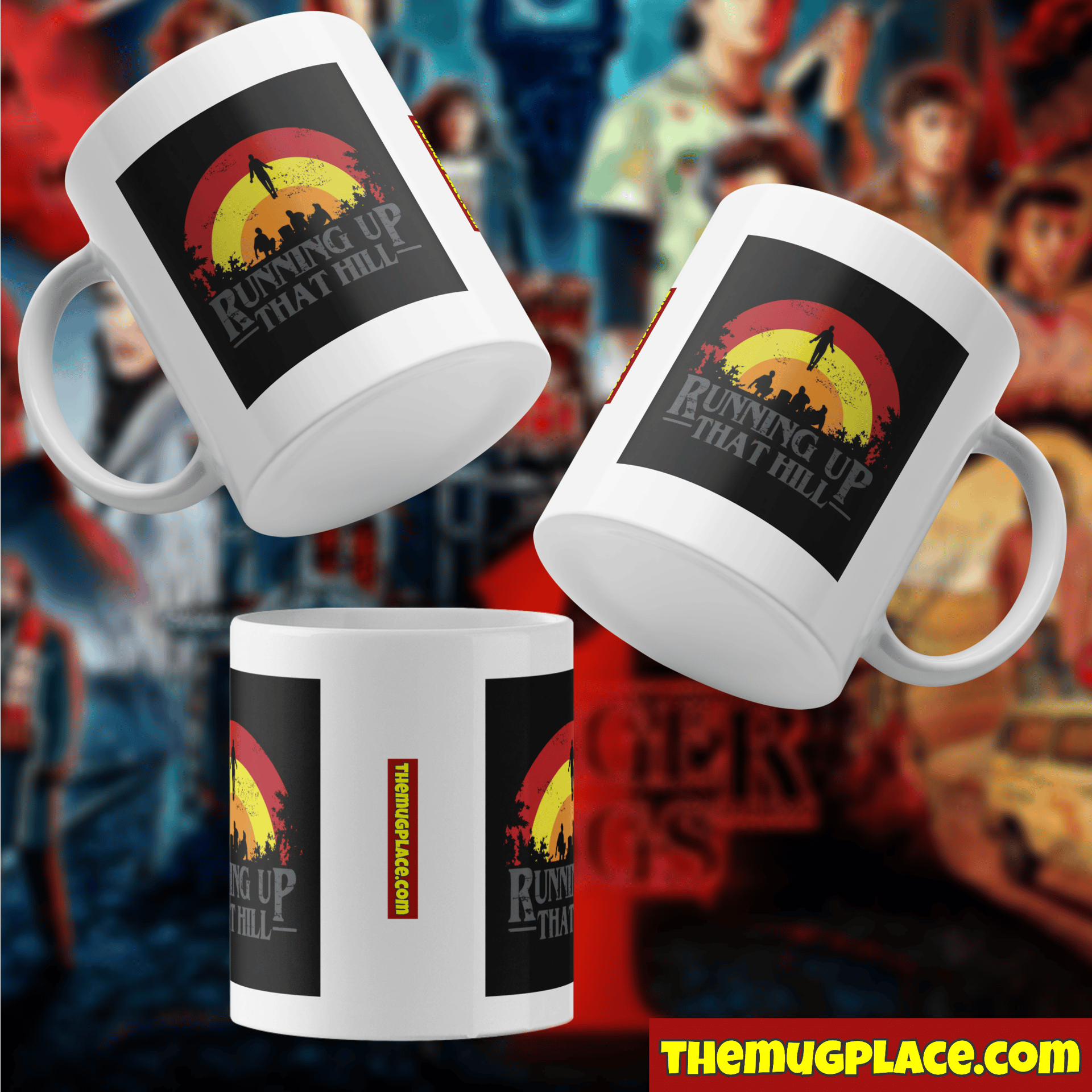 Running Up That Hill: Dear Billy Stranger Things Mug - Image 4