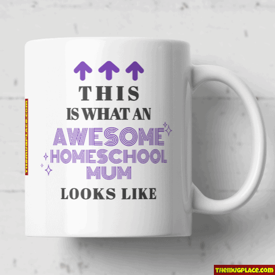 Homeschool Dad mug purple