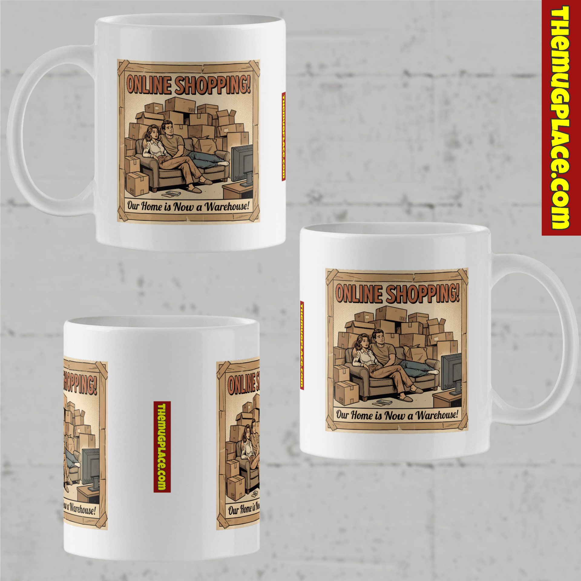 Online Shopping Fun Mugs Collection - Image 5