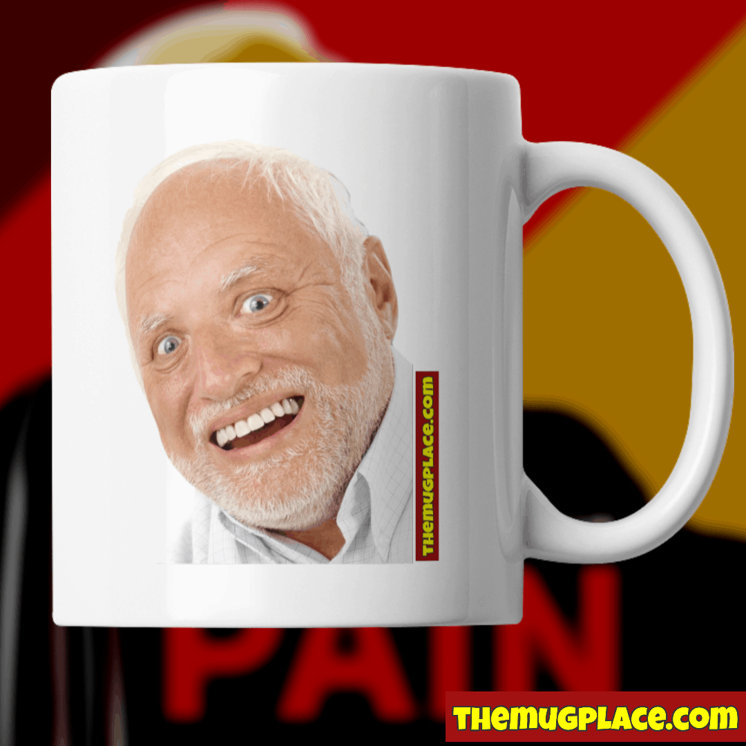 Hide The Pain Harold Meme Mug - Image 9