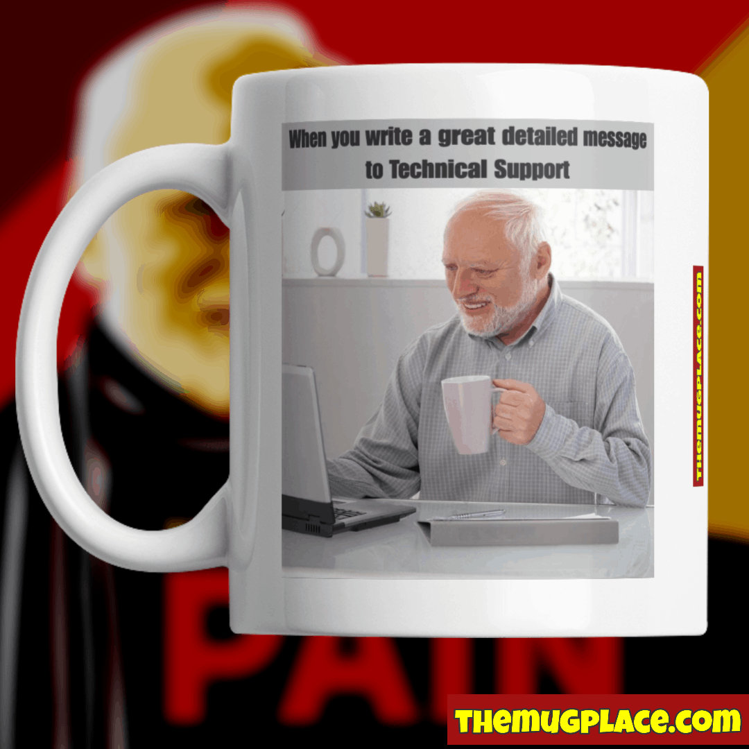 Hide The Pain Harold Meme Mug - Image 5