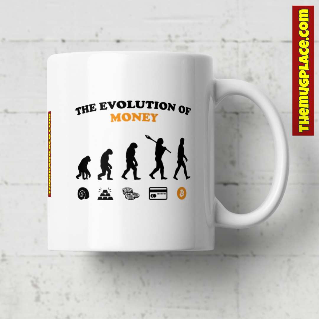 The Evolution of Money Mug