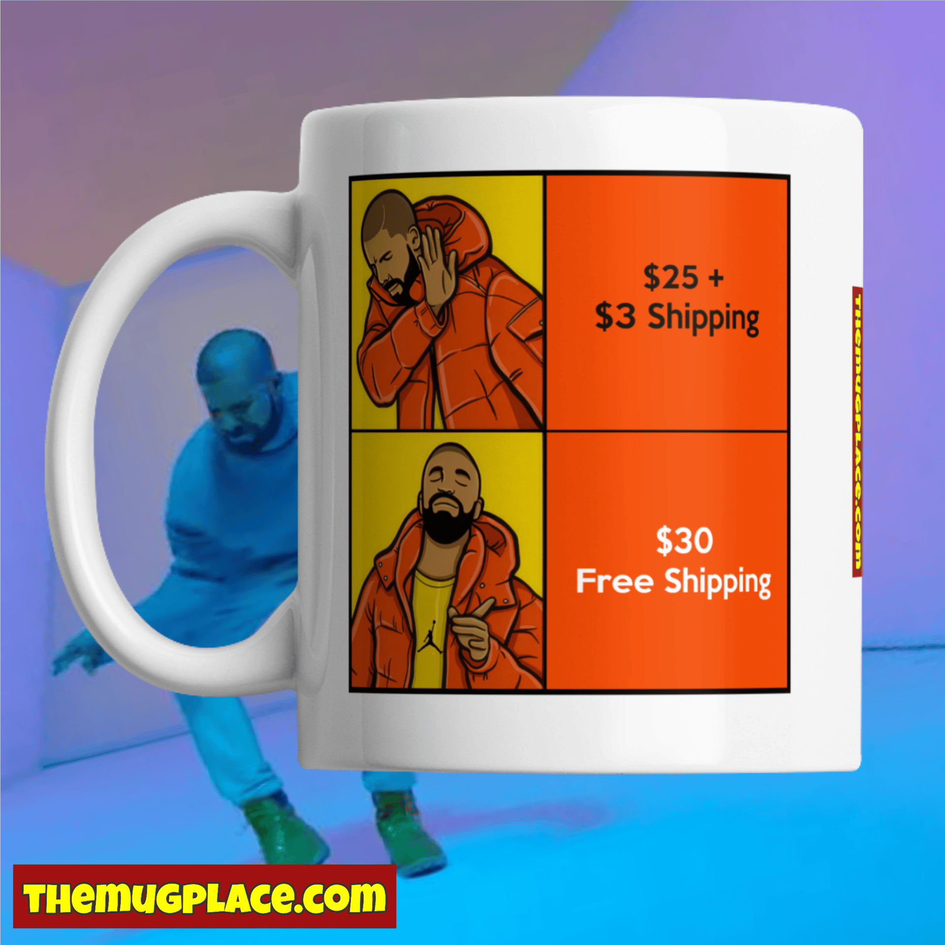 Drake Funny Meme Mug - Image 2
