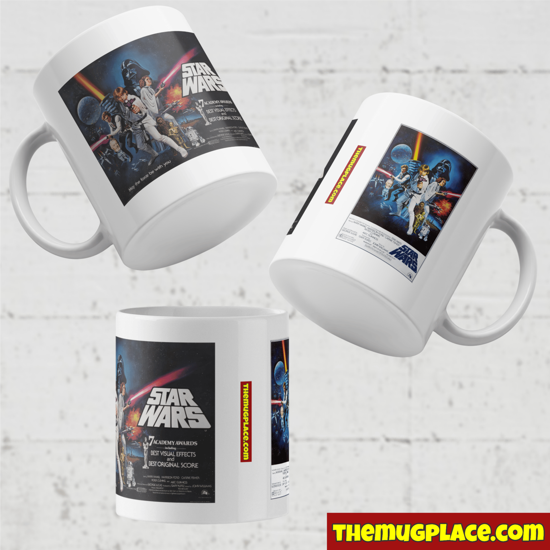 Star Wars 1977 Dual-Art Original & Awards Mug