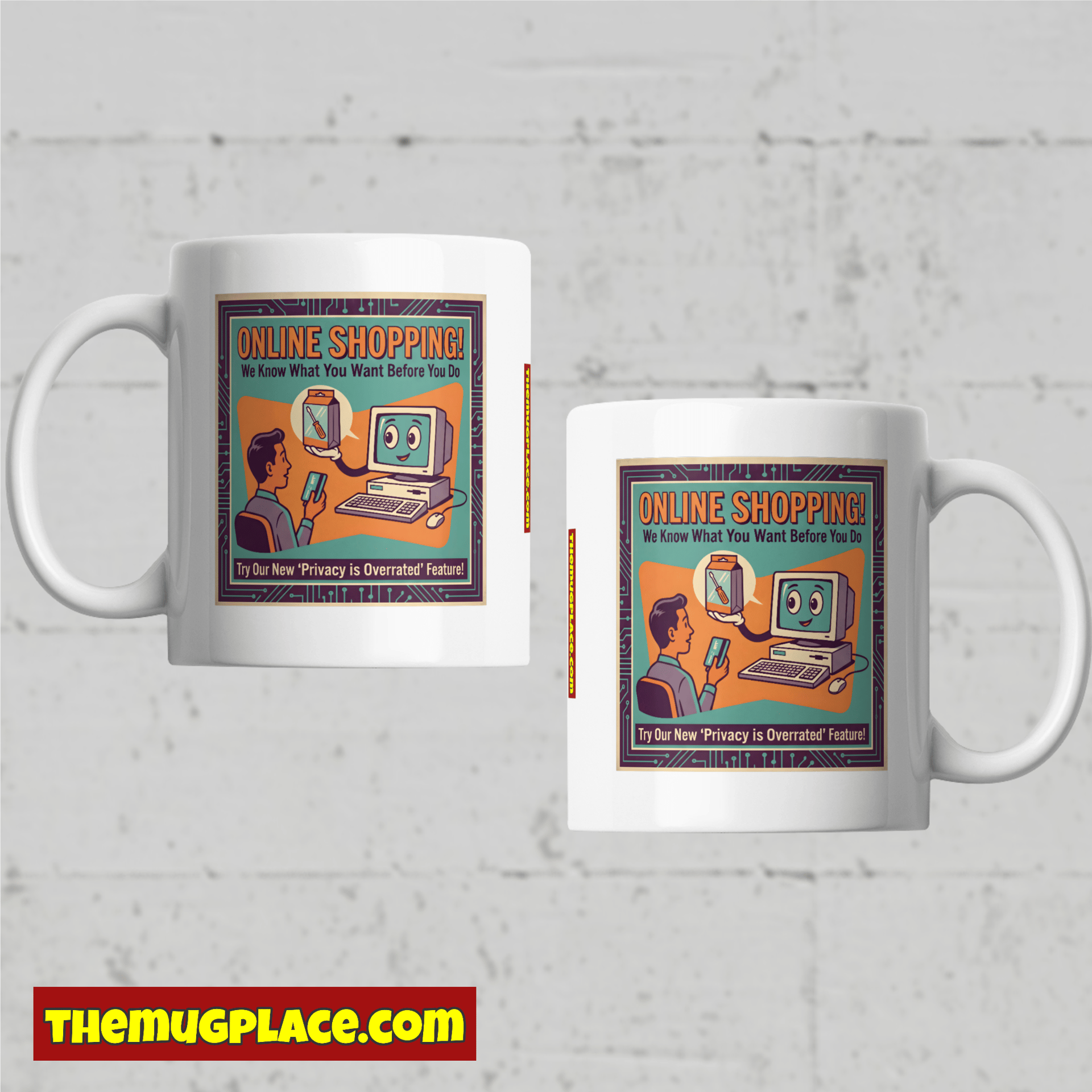 Online Shopping Fun Mugs Collection - Image 3