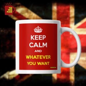 Keep Calm Custom Mug