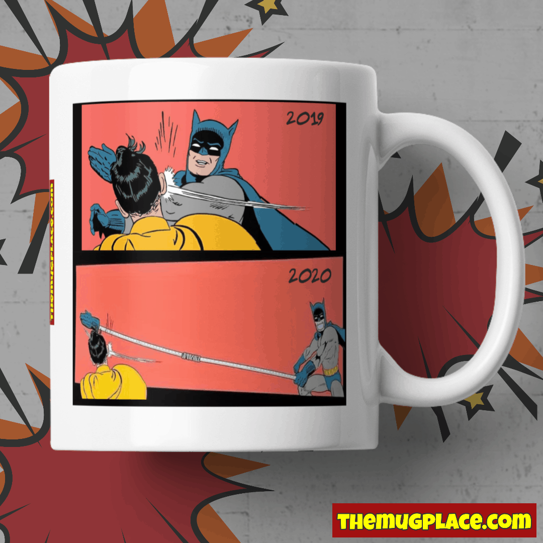 Batman Robin Slap Social Distance