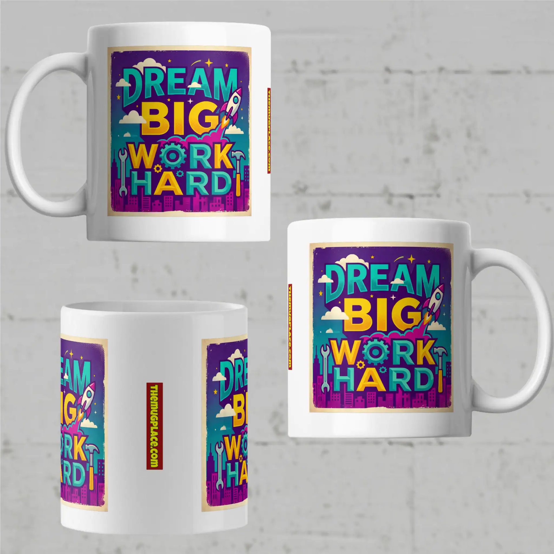 Dream Big, Work Hard Mug Collection - Image 5