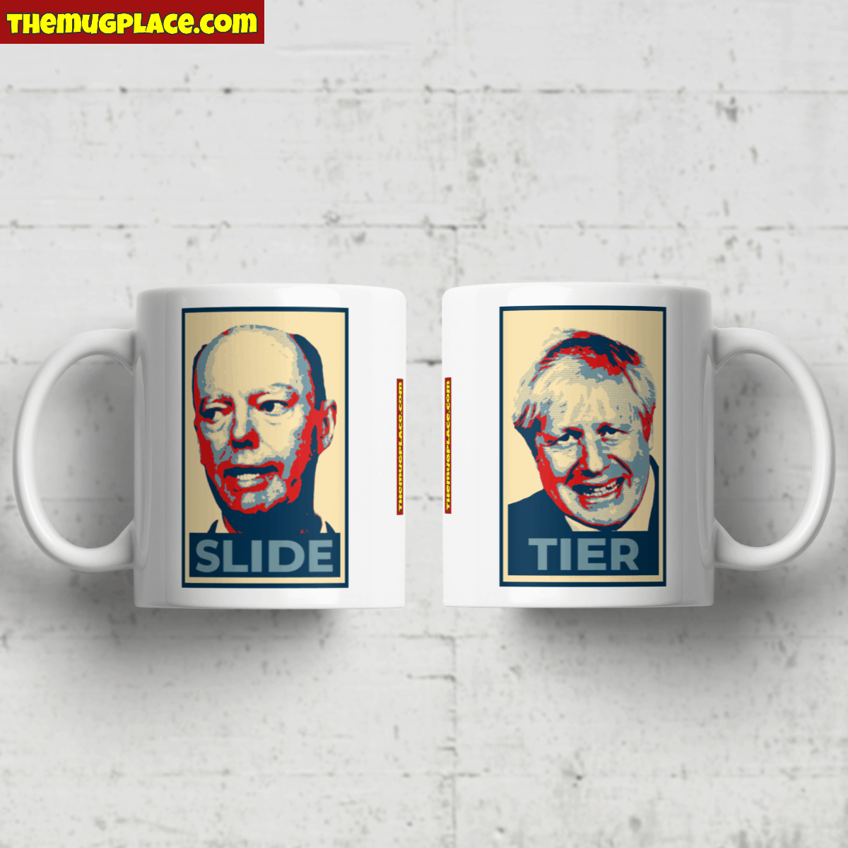 Chris Whitty & Boris Johnson Pop Art Mug