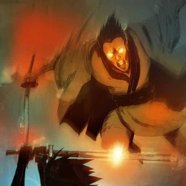 Hungry Ghosts by Lucha Comics - battle image