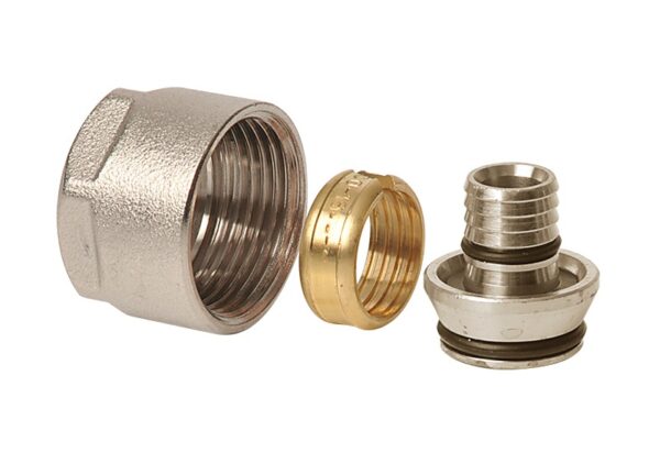 brass euroconnector with gold ring