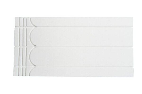 Extruded polystyrene board with grooves: a versatile insulation material with textured surface for enhanced grip. XPS routed overlay panel