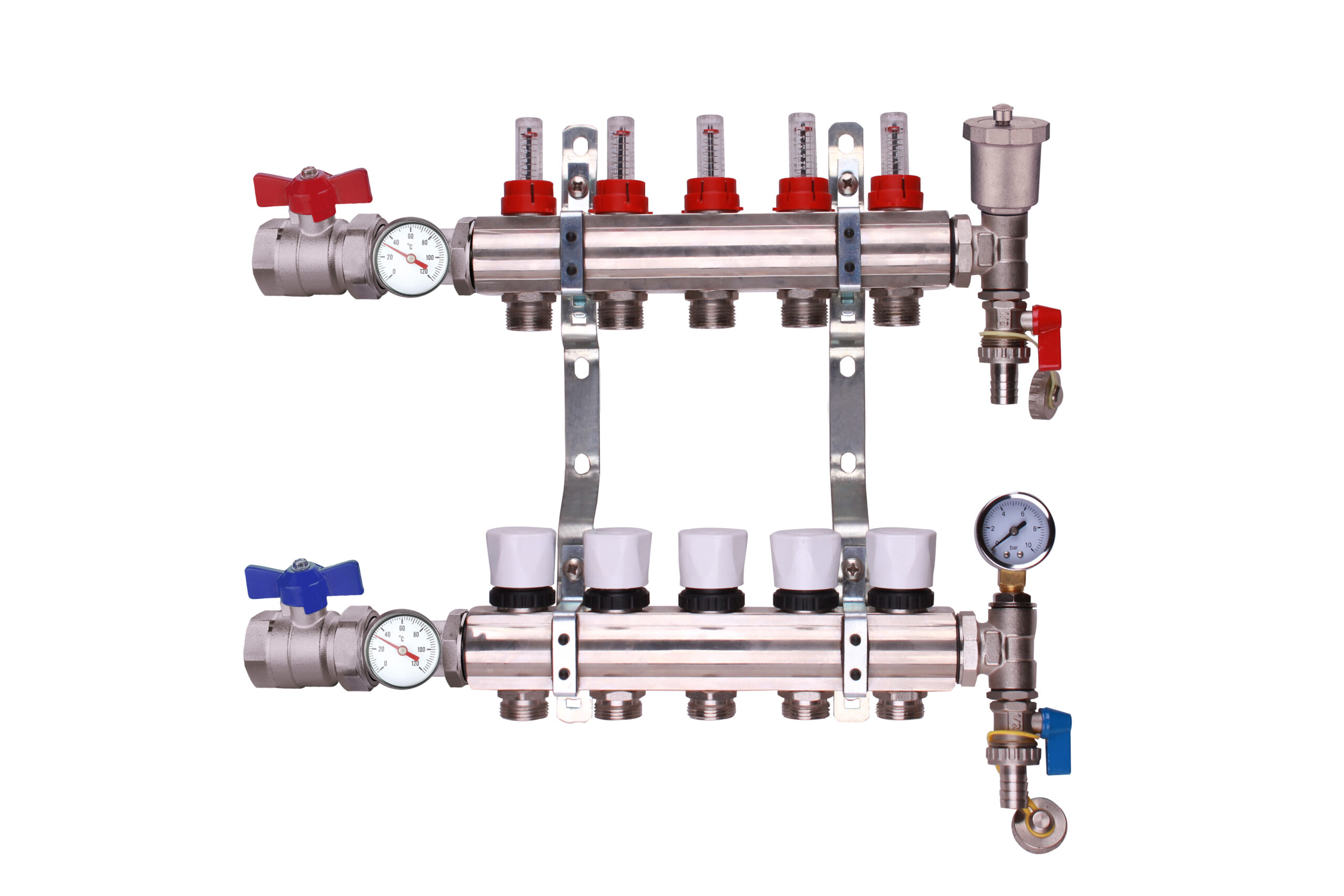 manifold with air vents