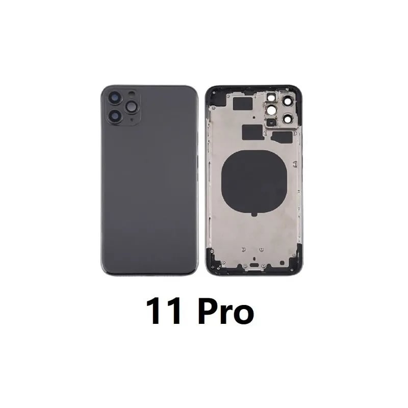 chasis-de-pantalla-tapa-con-marco-para-iphone-11-pro-negro