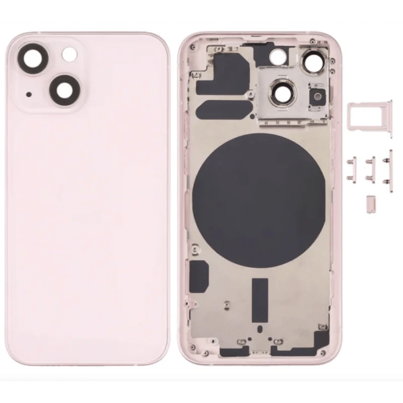 chasis-de-pantalla-tapa-con-marco-para-iphone-13-mini rosa