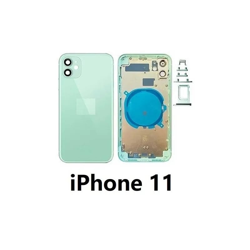 chasis-de-pantalla-tapa-con-marco-para-iphone-11-Verde