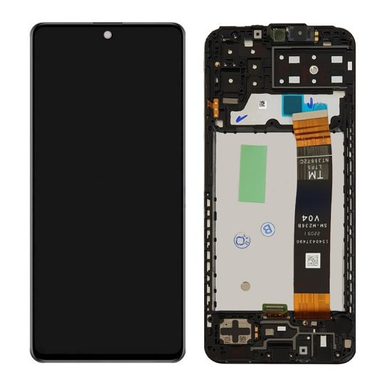 Pantalla Con Marco Para Samsung Galaxy A13 A137 2022 Negra Original