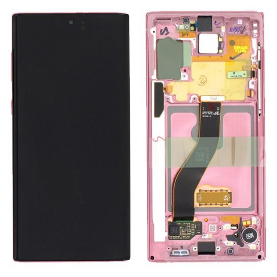 Pantalla Completa Con Marco Para Samsung Galaxy Note 10 N970F Rosa Original